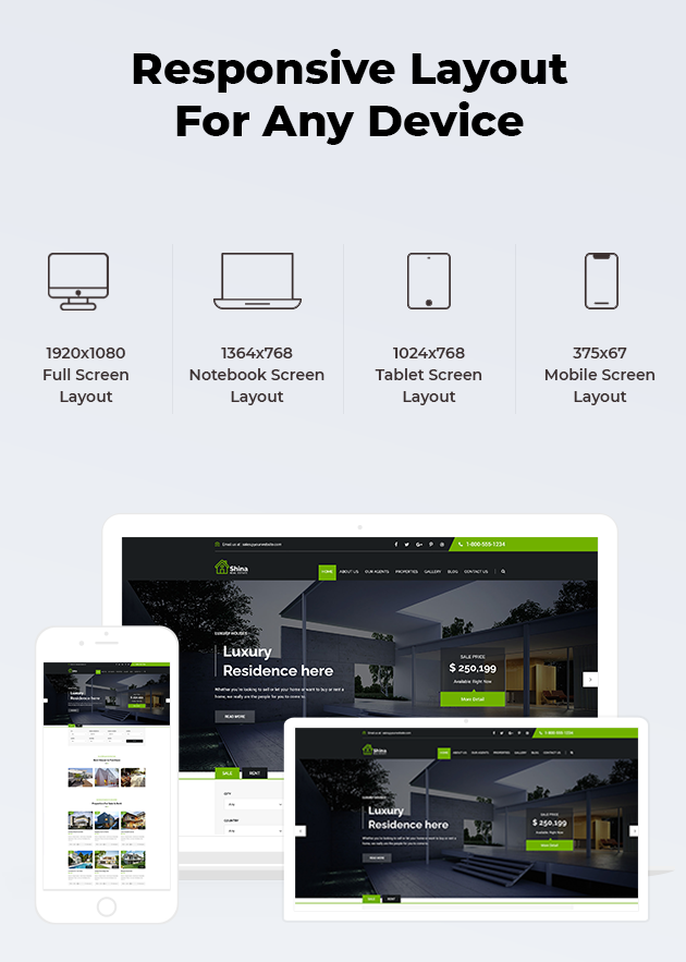Shina - Real State Property WordPress Theme